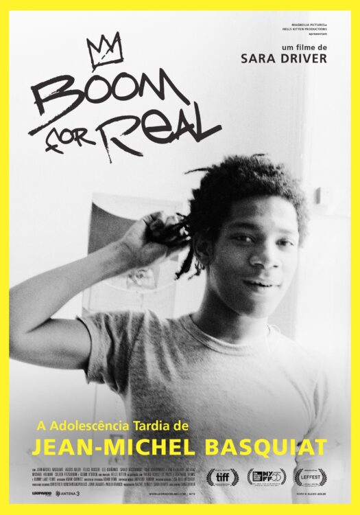Das 12h de segunda (22/02) às 12h de quinta (25/02): BOOM FOR REAL - A ADOLESCÊNCIA TARDIA DE JEAN-MICHEL BASQUIAT (2017), documentário de Sara Driver que retrata os anos anteriores à fama do artista Jean-Michel Basquiat.