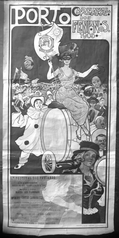 Carnaval dos Fenianos, 1905 - cartaz publicitário
