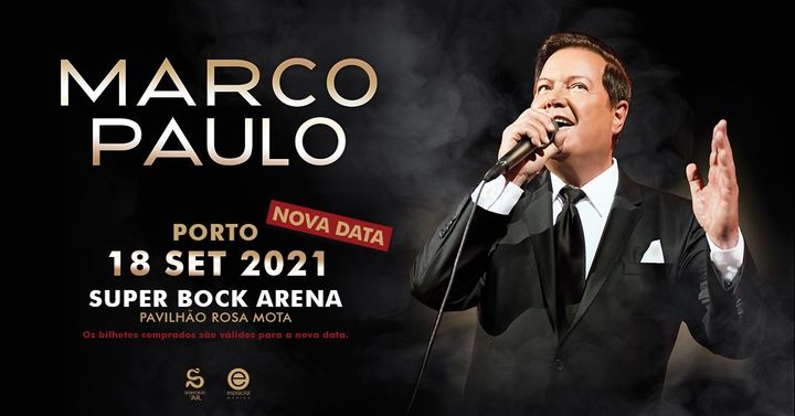 MARCO PAULO - Super Bock Arena - Pav. Rosa Mota
