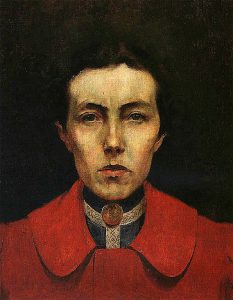 Auto-retrato (1900), pintura a óleo de Aurélia de Sousa