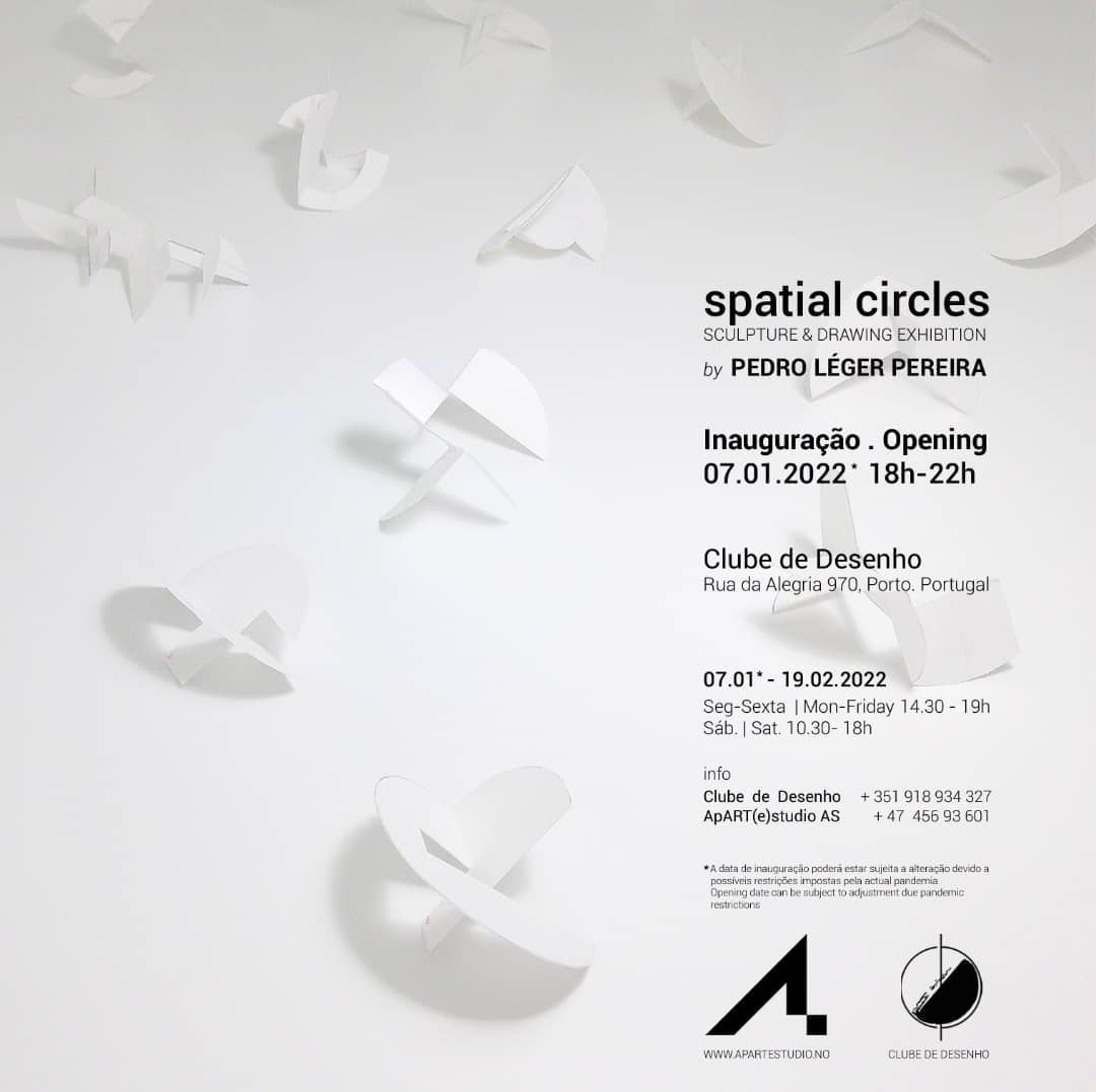 Exposição 'Spatial Circles' de Pedro Léger Pereira - Clube de Desenho