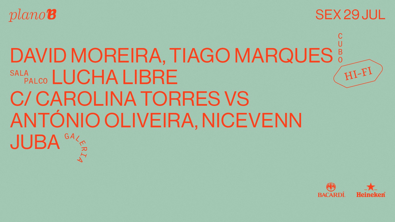 David Moreira, Tiago Marques, Carolina Torres vs António Oliveira, Nicevenn, Juba - Plano B