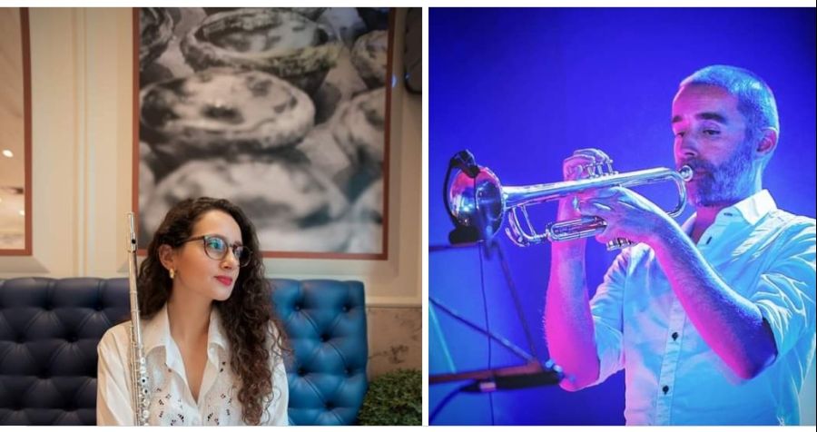 Duo de Trompete e Voz Nuno Santos e Ana Teixeira Mr Bean´s
