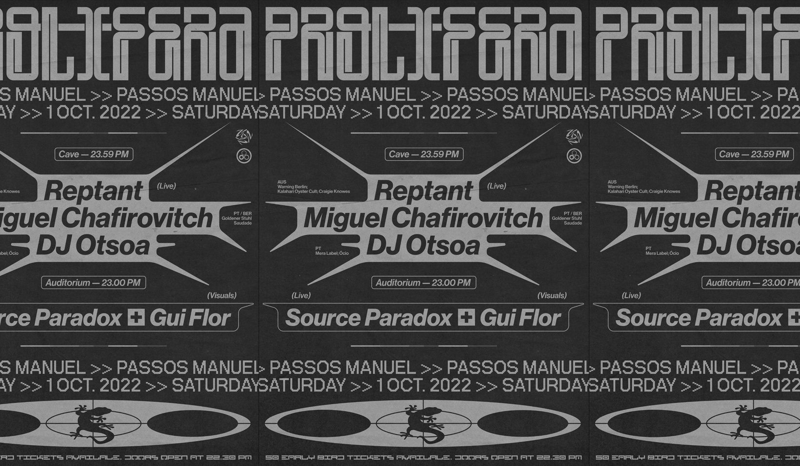PROLIFERA Reptant Miguel Chafirovitch DJ Otsoa Source Paradox Gui Flor