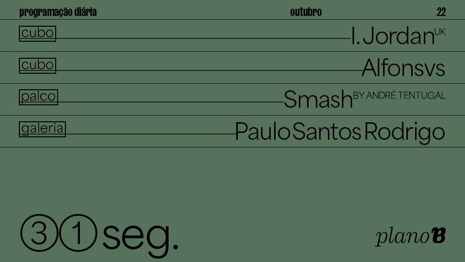 I. Jordan, Alfonsvs, Smash By André Tentugal, Paulo Santos Rodrigo