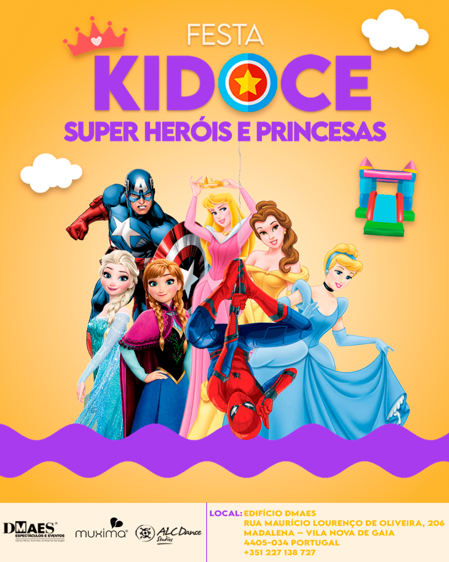 Kidoce - Super Heróis e Princesas