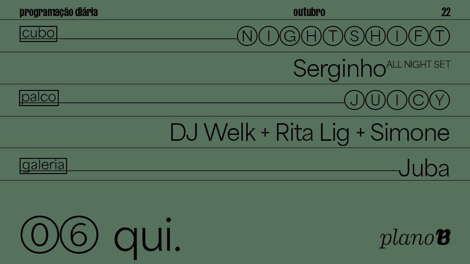 Serginho DJ Welk Rita Lig Simone Juba