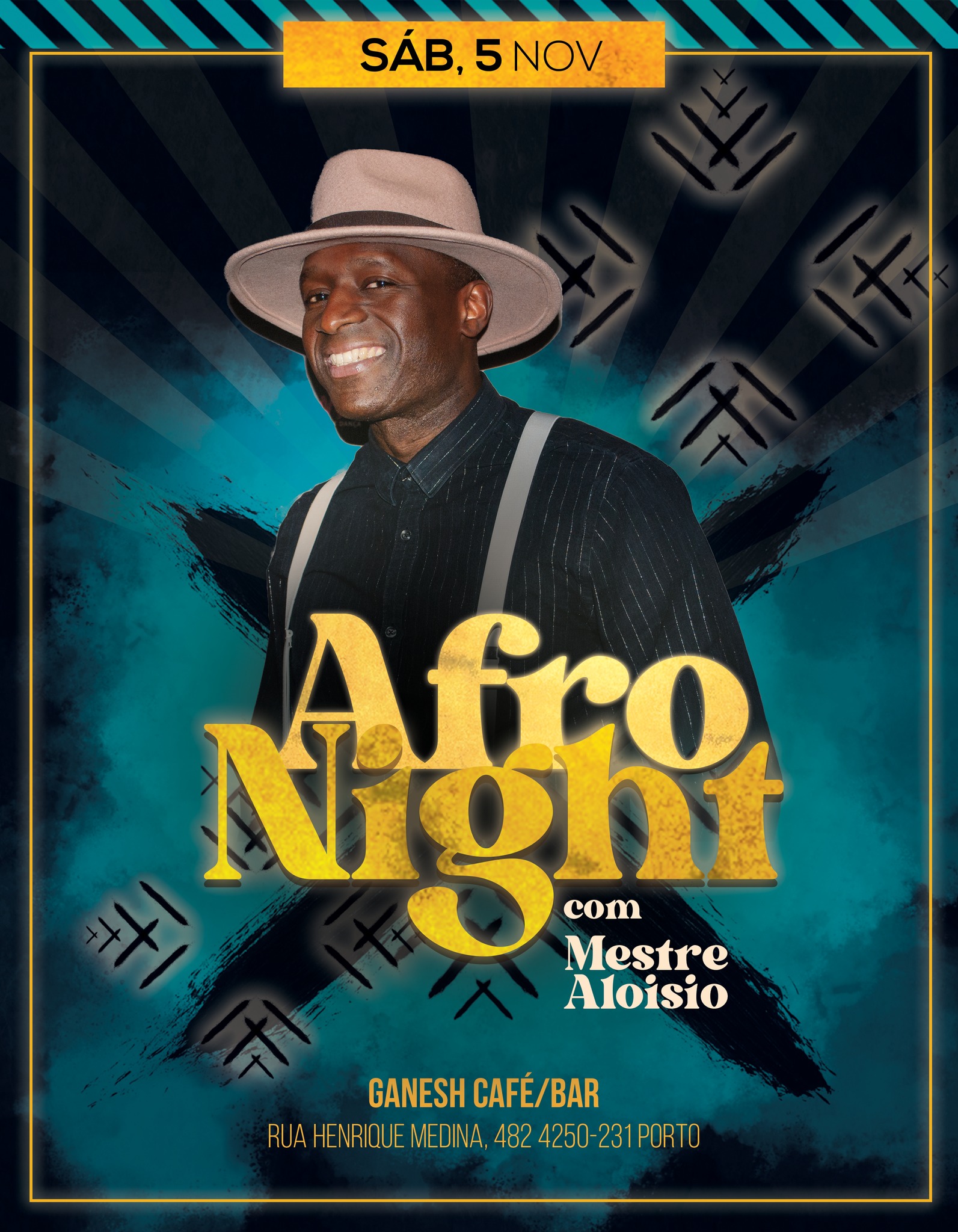 Afro Night c Mestre Aloísio