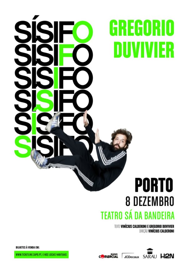 SÍSIFO GREGÓRIO DUVIVIER - Teatro Sá da Bandeira