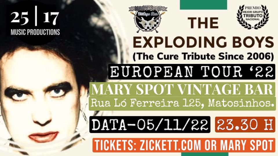 The Cure Tribute -The Exploding Boys - Mary Spot Vintage Bar
