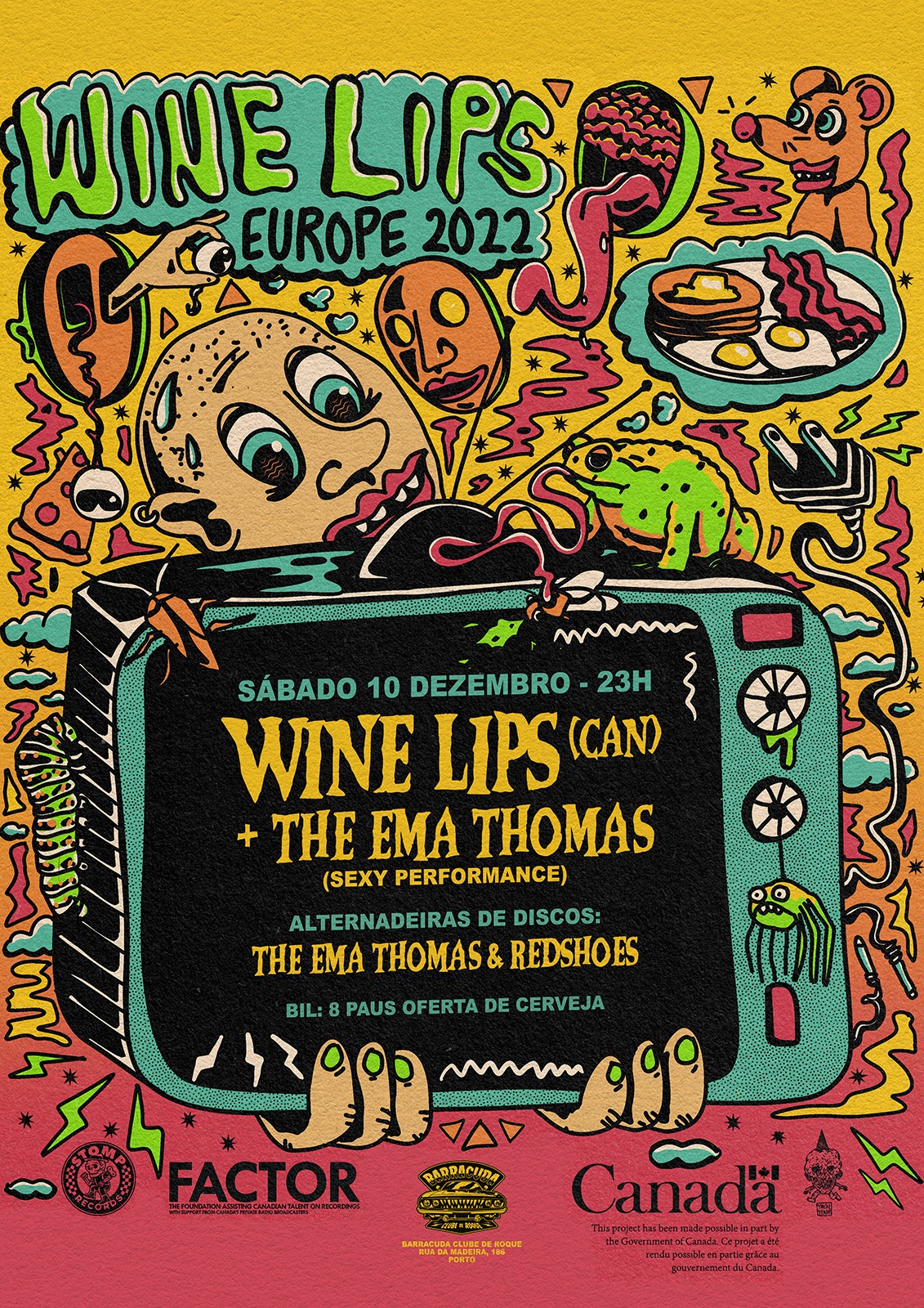 Wine Lips (can) - Alternadeiras de discos The Ema Thomas & RedShoes