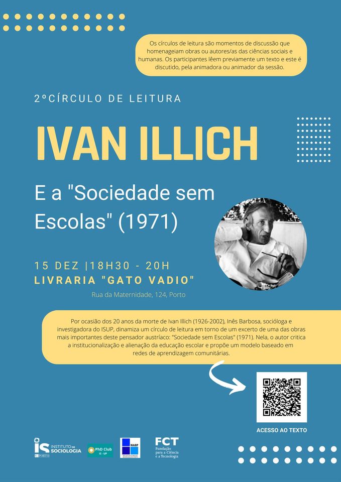 2º Círculo de Leitura Ivan Illich Sociedade sem Escolas