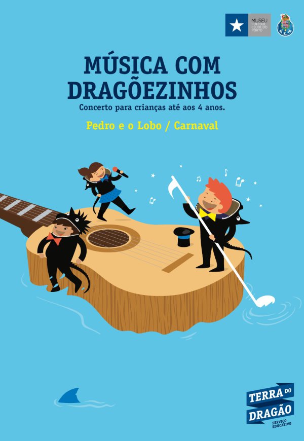 Música com Dragõezinhos Pedro e o Lobo Carnaval