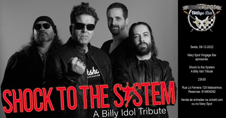 Shock to the System - A Billy Idol Tribute @ Mary Spot Vintage Bar - Matosinhos