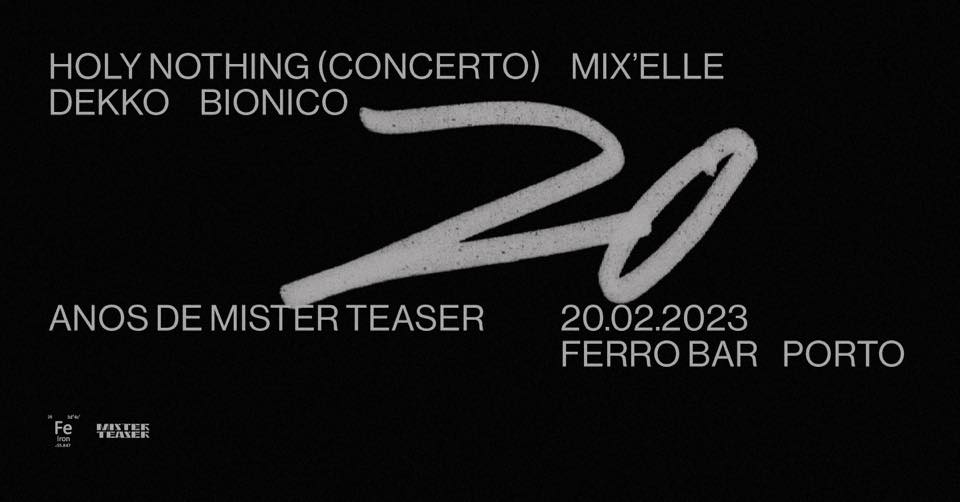 20 anos de Mister Teaser - FERRO BAR