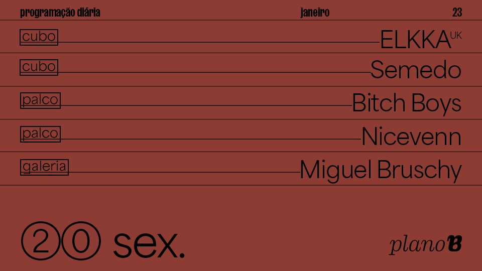 Elkka, Semedo, Bitch Boys, Nicevenn, Miguel Bruschy