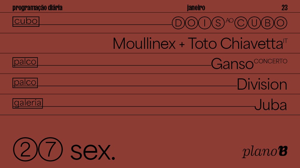 Moullinex, Toto Chiavetta, Ganso, Division, Juba