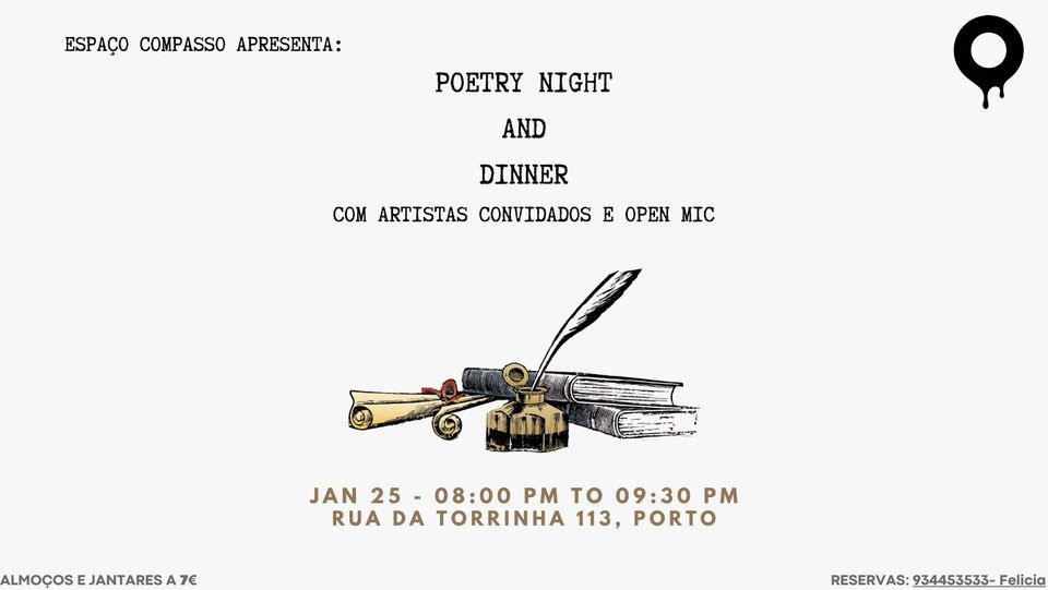 POETRY NIGHT AND DINNER