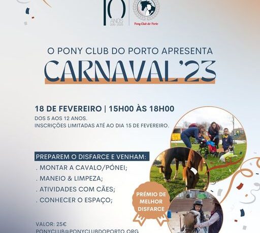 Atividade Carnaval - Pony Club do Porto