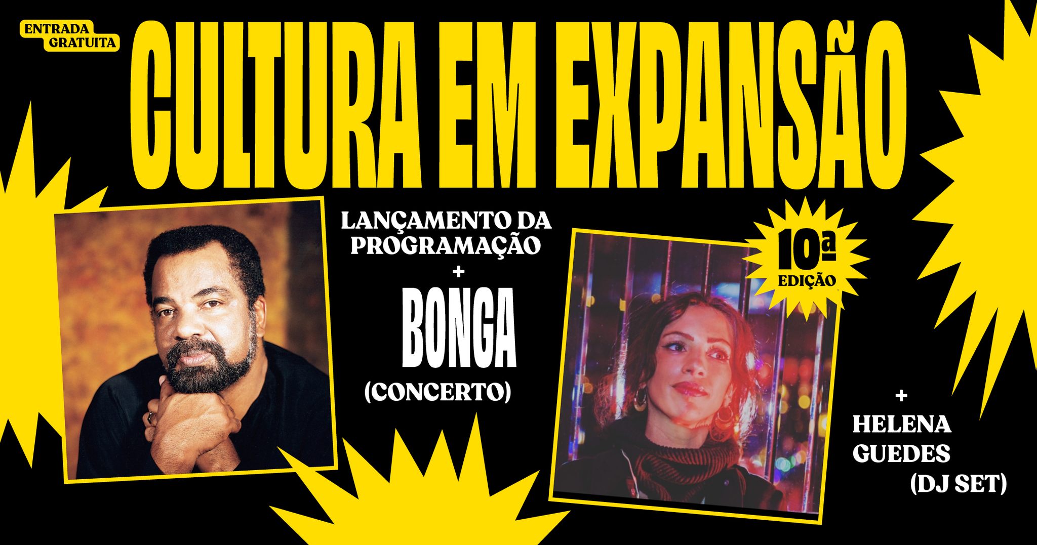 Lançamento Cultura em Expansão 2023 c Bonga + Helena Guedes