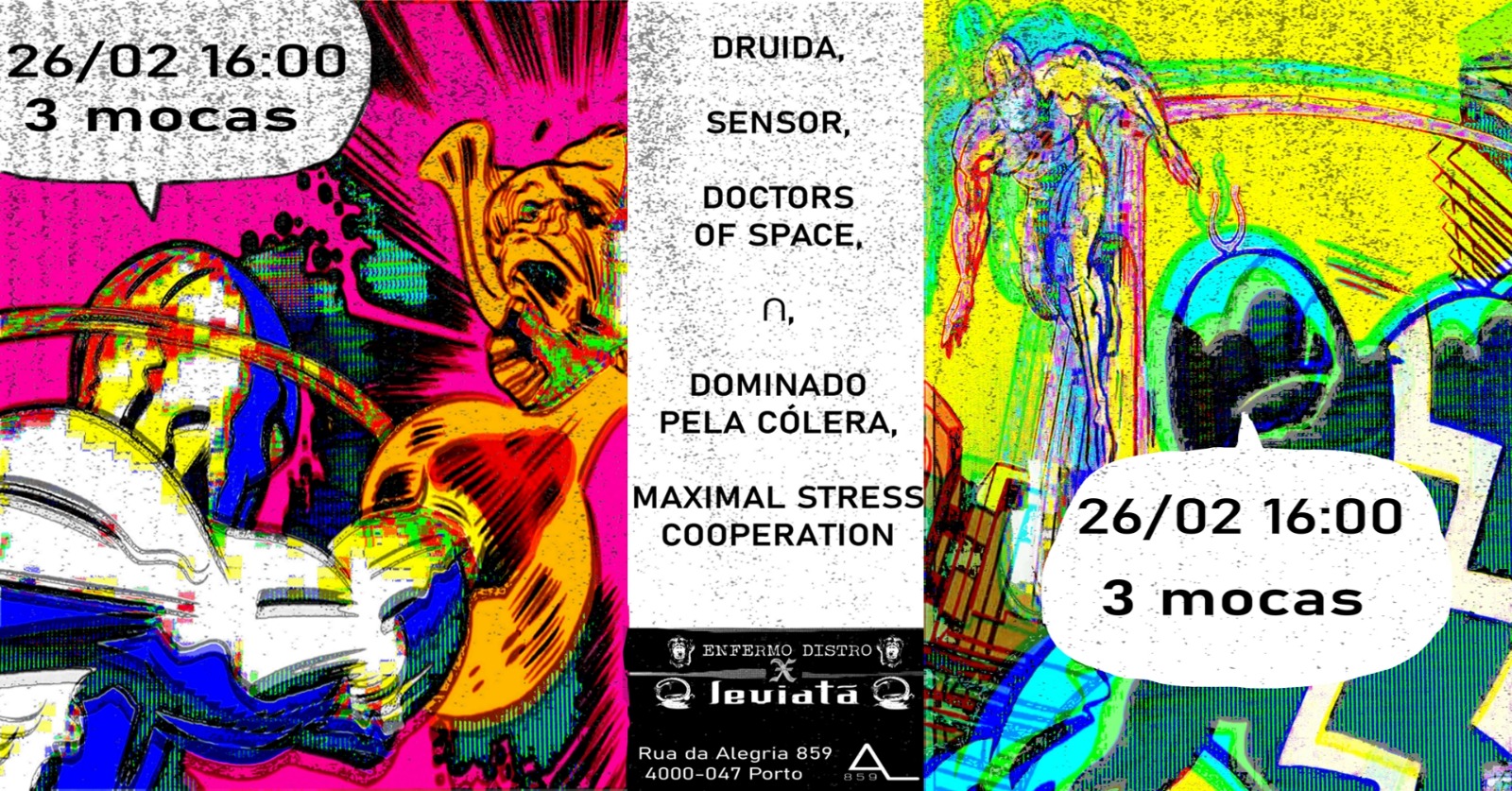Sensor // Doctors of Space // Druida // ∩ // Maximal Stress Cooperation // Dominado Pela Cólera