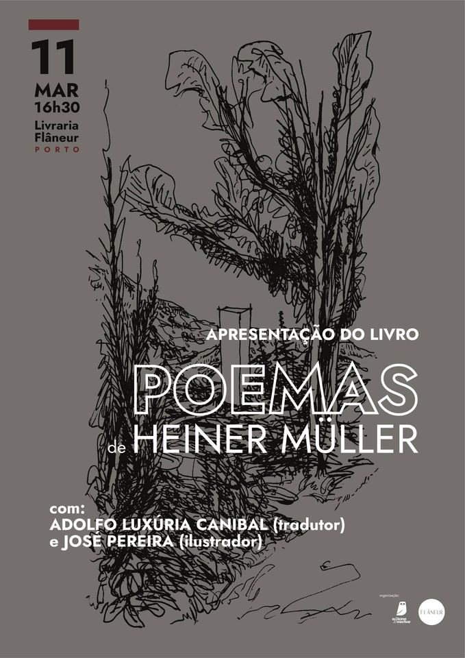 Apresentação Poemas de Heiner Müller por Adolfo Luxúria Canibal e José Pereira