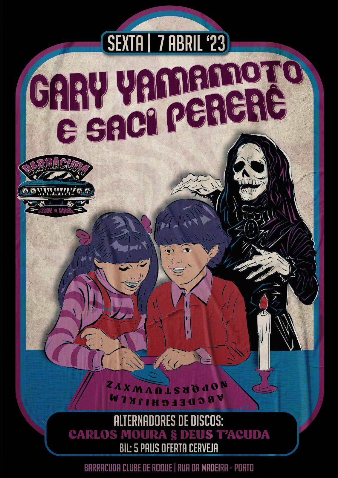 Gary Yamamoto e Saci Pererê - Alternadores de discos Carlos Moura & Deus T´Acuda