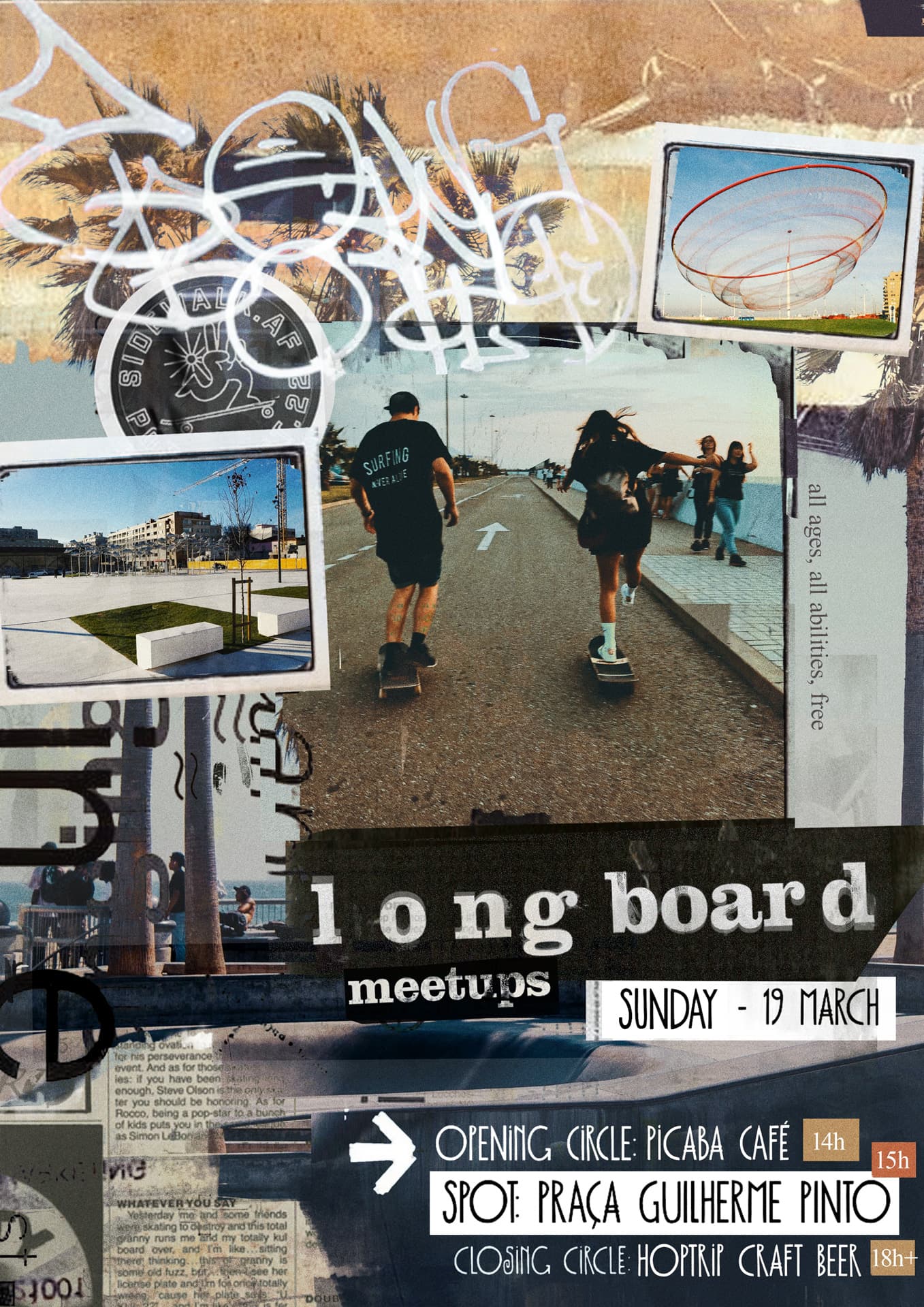 Longboard Skate Meetups - Sunday, March 19th