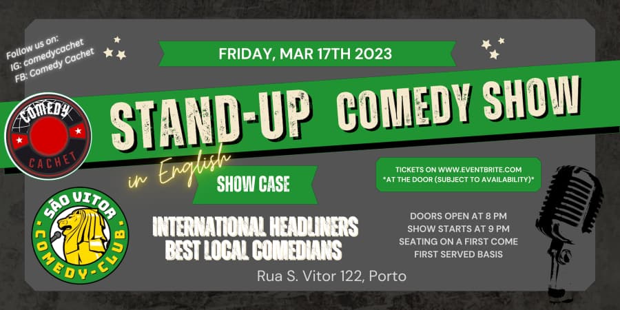 Stand Up Comedy Show Porto