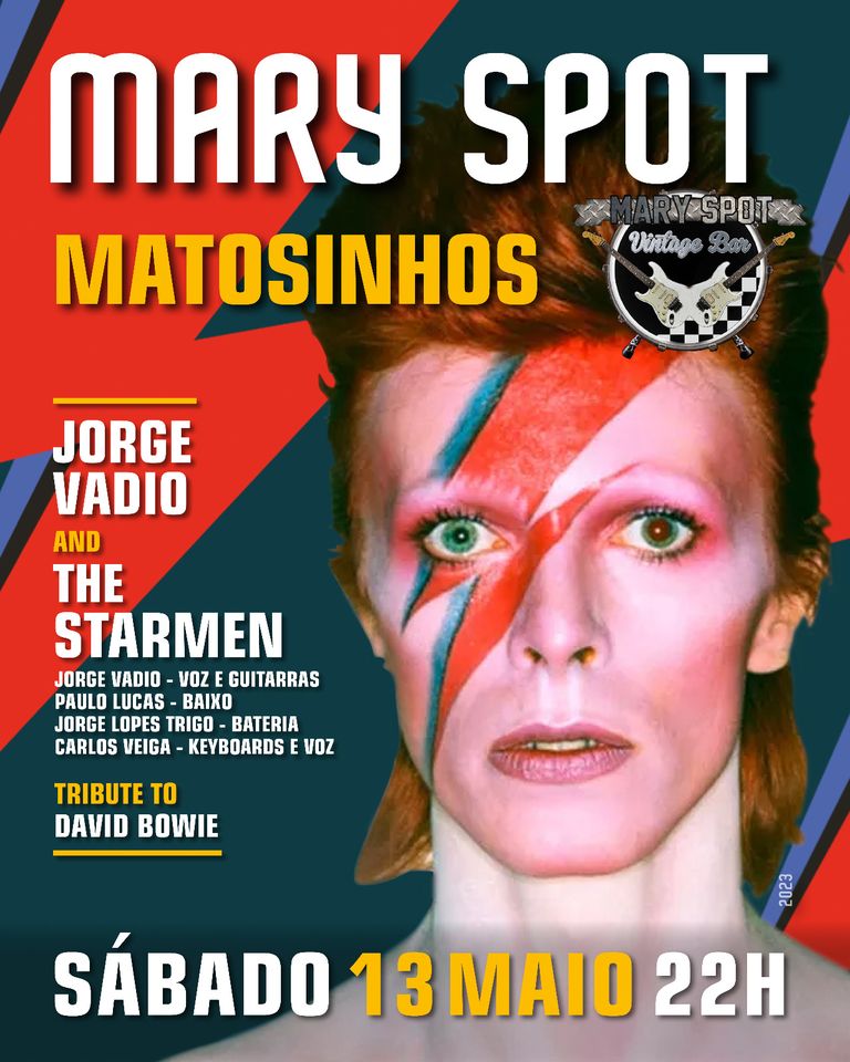 Bowie Tributo Jorge Vadio & The Starmen - Mary Spot Vintage Bar - Matosinhos
