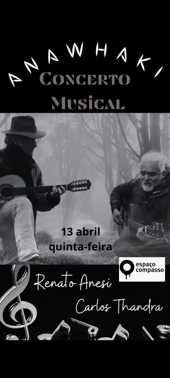 Concerto Renato Anesi e Carlos Thandra - Espaço Compasso