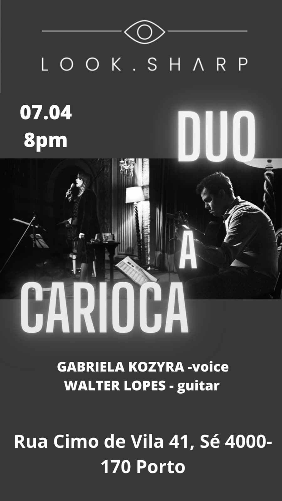 GABRIELA KOZYRA & WALTER LOPES will be the live duo to perform in our cosy little space tonight delivering a mix their unique take on Brazilian Pop & Bossa Nova! Join us for the Friday Night Early Evening Event whilst sampling our REVISED SUMMER MENU and COCKTAILS