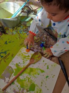Oficina para Bebés_Experimentar Pinturas