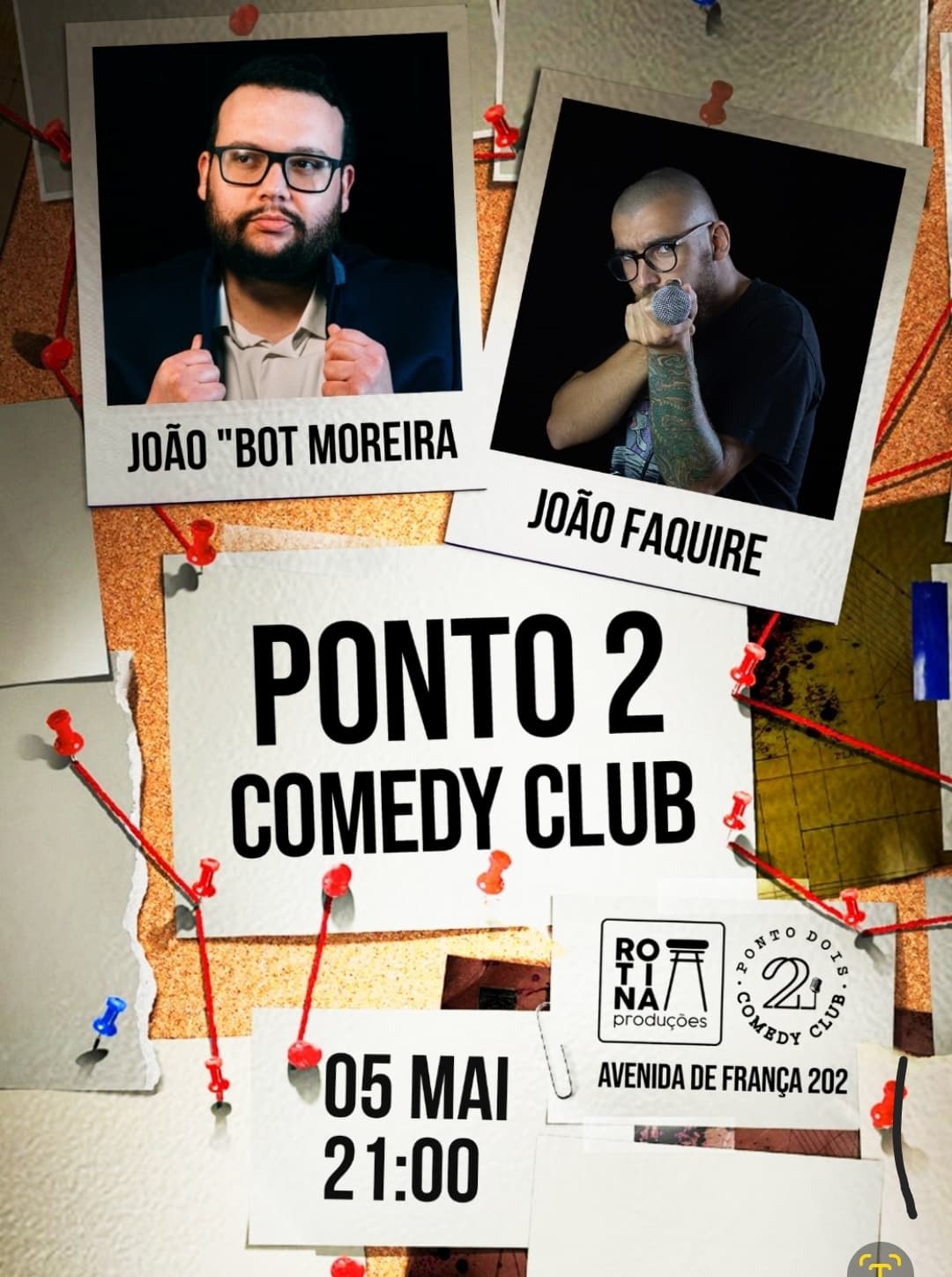Ponto 2 Comedy Club 5 Maio João Faquire