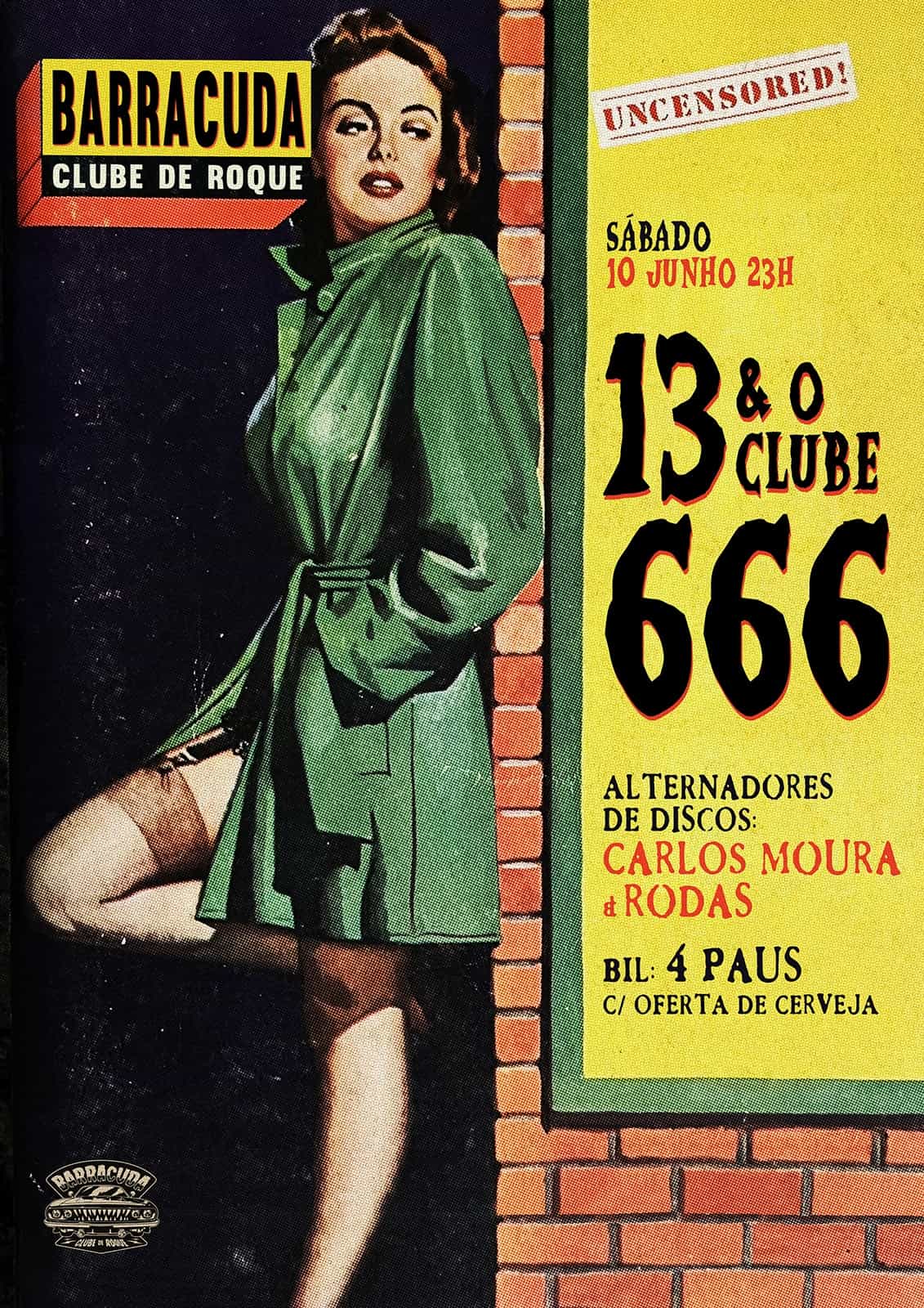 13 & O Clube 666 - Alternadores de discos Carlos Moura & Rodas