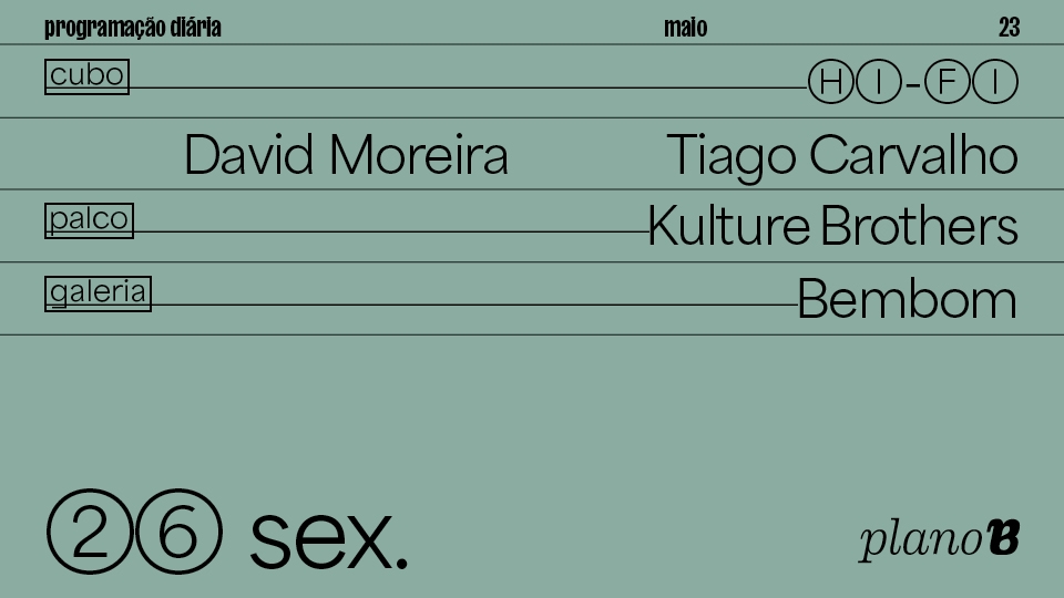 David Moreira, Tiago Carvalho, Kulture Brothers, Bembom
