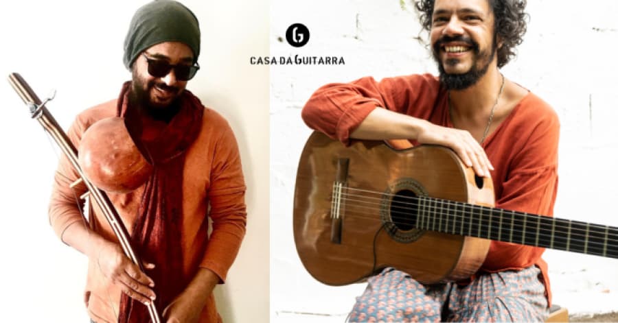 Felipe Mancini e Okan Kayma Brasilidade delicada numa conversa musical entre violão e percussão