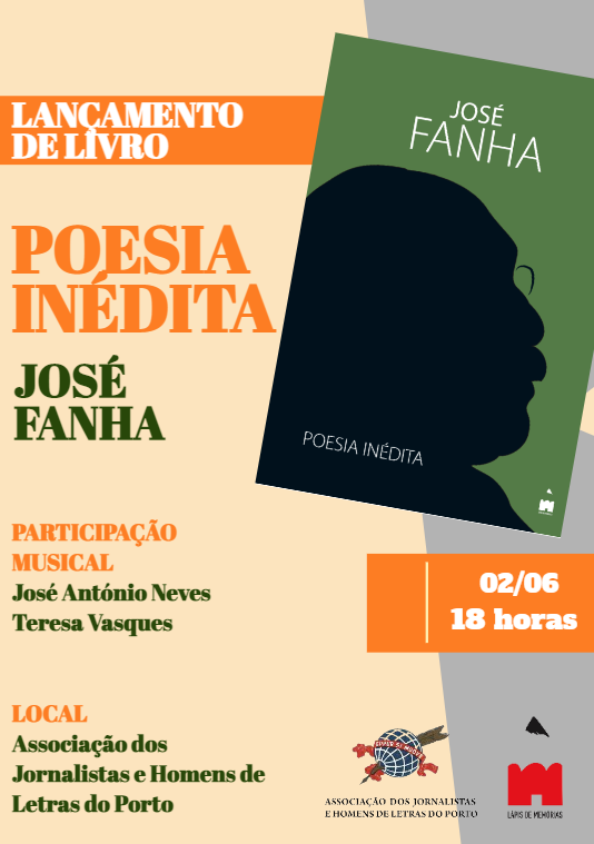 Lançamento do novo livro de José Fanha, "Poesia Inédita" da editora Lápis de Memórias no Porto