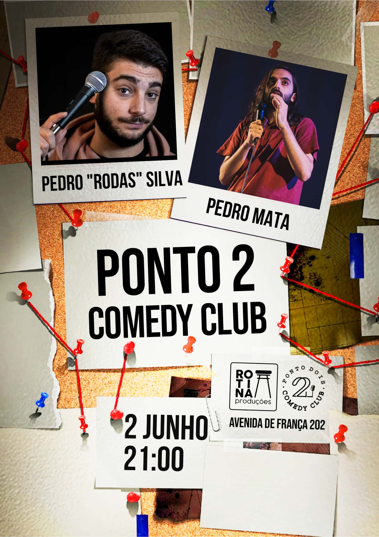 Ponto 2 Comedy Night 2 junho Pedro Mata