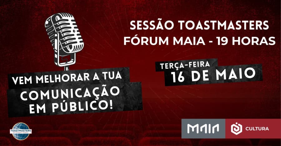 Sessão Toastmasters - Fórum da Maia