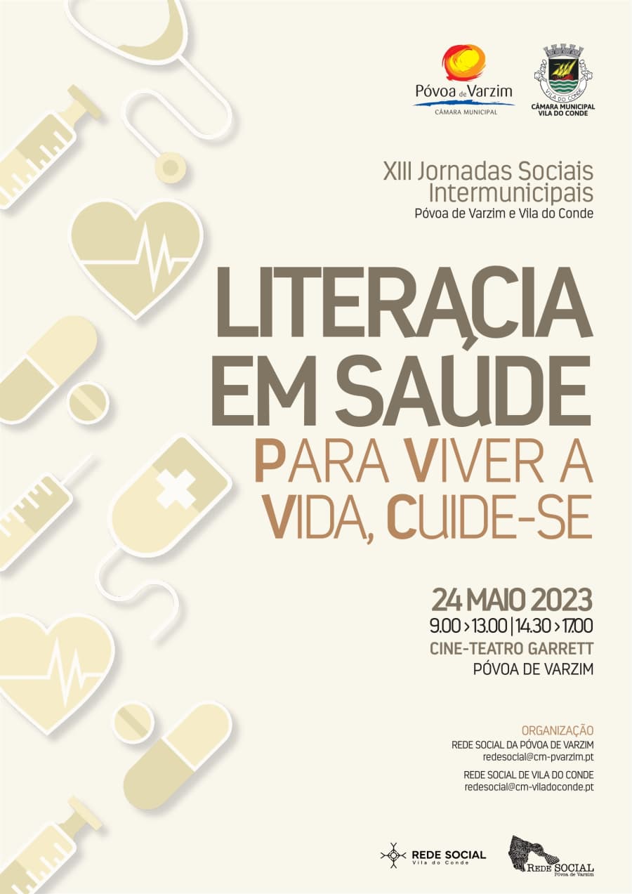 XIII jornadas Sociais Intermunicipais “Literacia em Saúde – Para Viver a Vida, Cuide-se”
