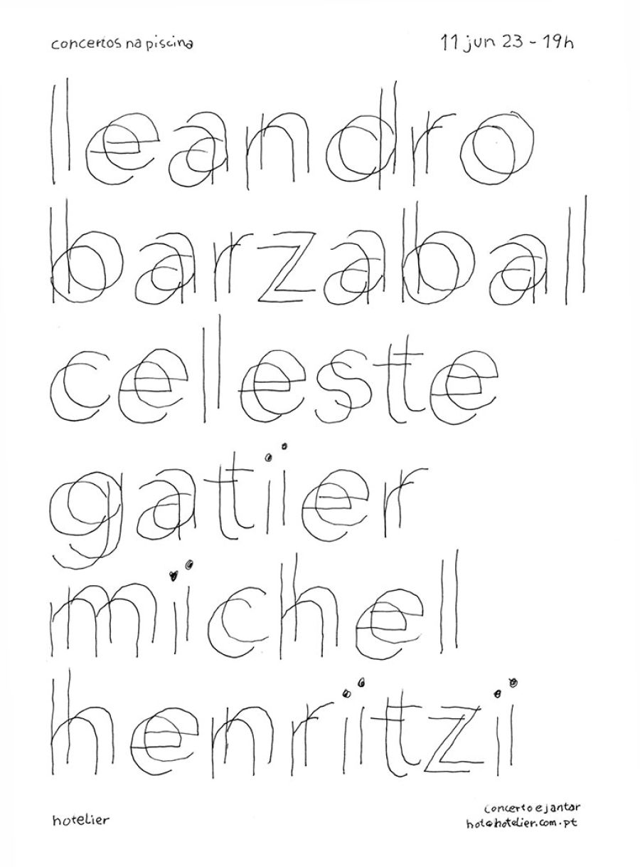 Concertos na piscina 39# - leandro barzabal / celeste gatier / michel henritzi - 11 junho 19h