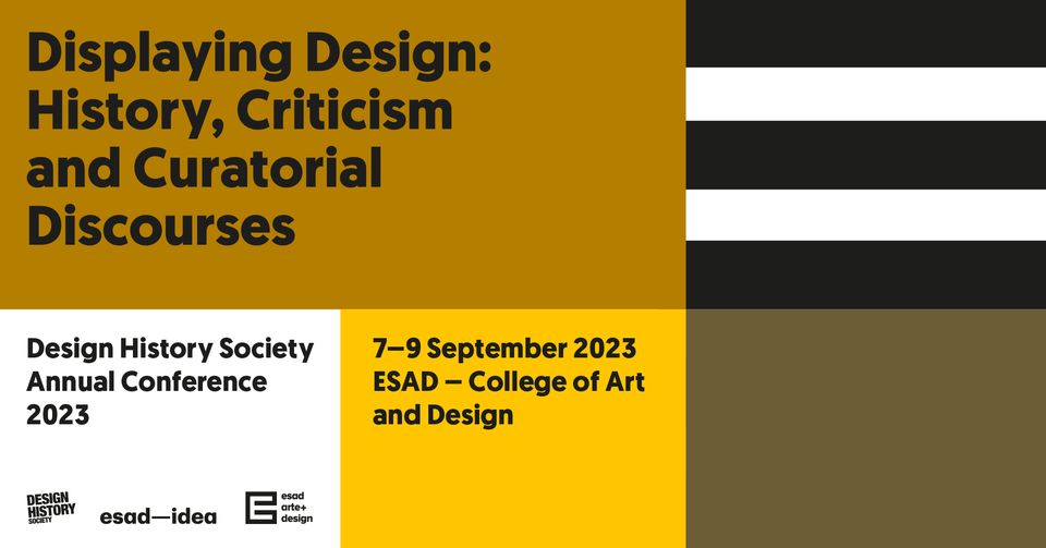 Design History Society Annual Conference 2023