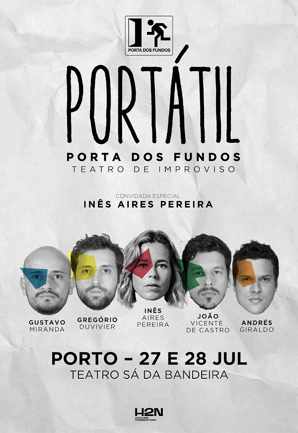 Portátil - Porta dos Fundos - Porto - Teatro Sá da Bandeira