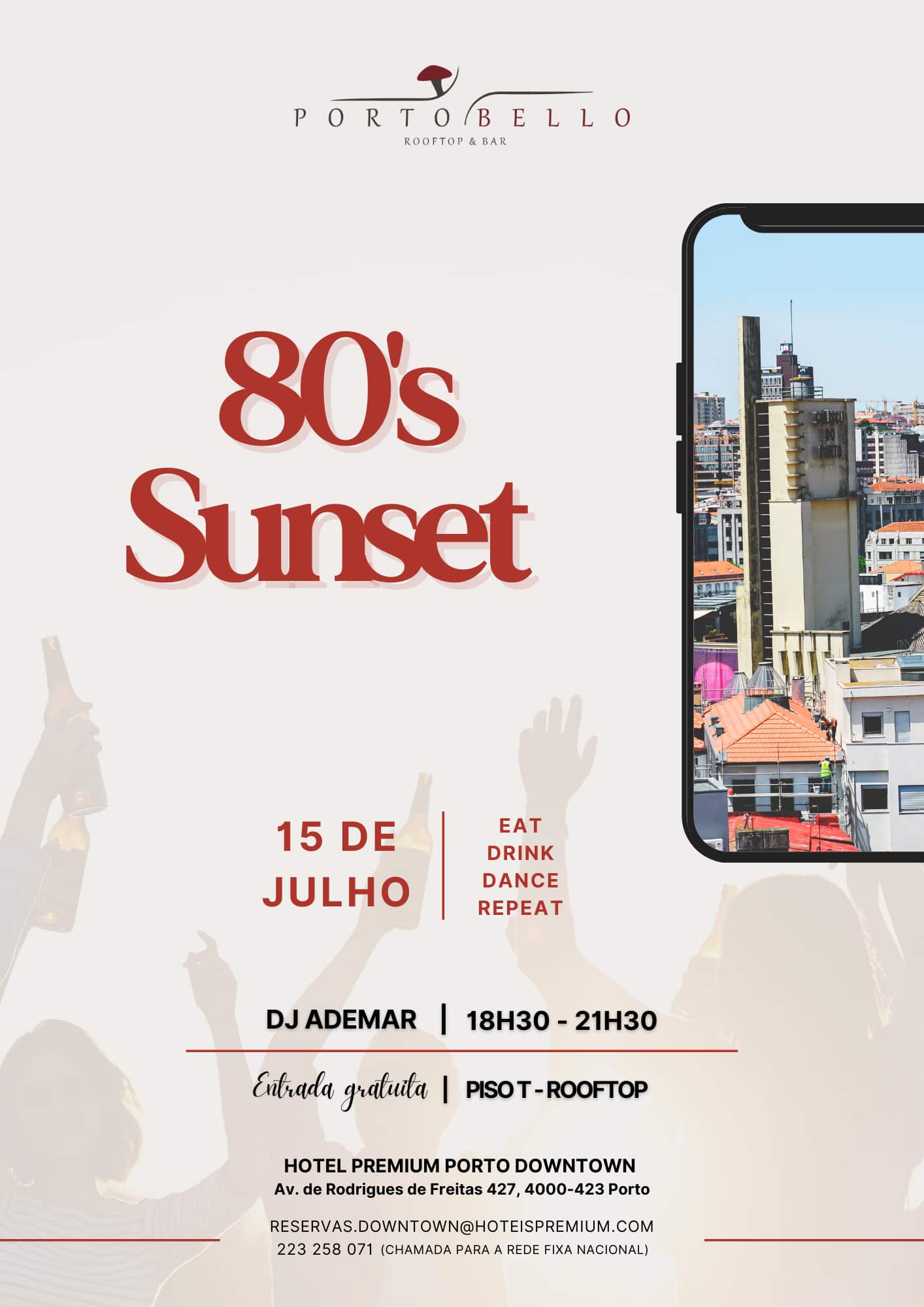 80's Sunset - Portobello Rooftop Bar