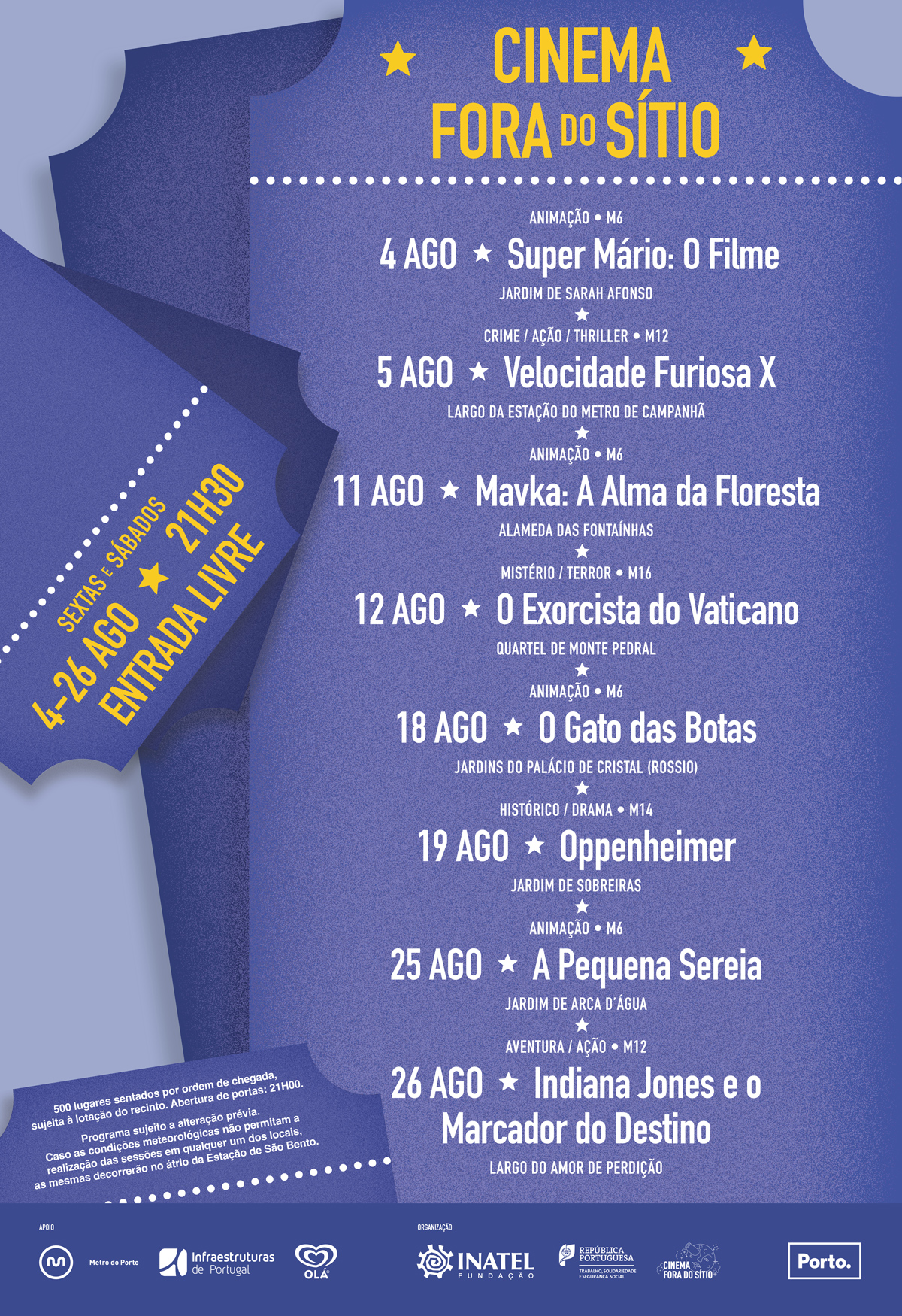 Cinema Fora do Sítio - 2023 Porto