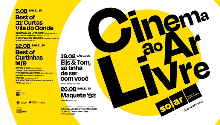 Cinema ao Ar Livre na Solar