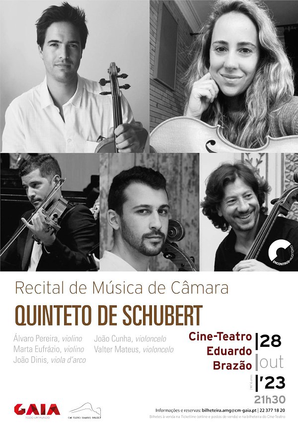 ENCONTROS NO AUDITÓRIO RECITAL MÚSICA DE CÂMARA