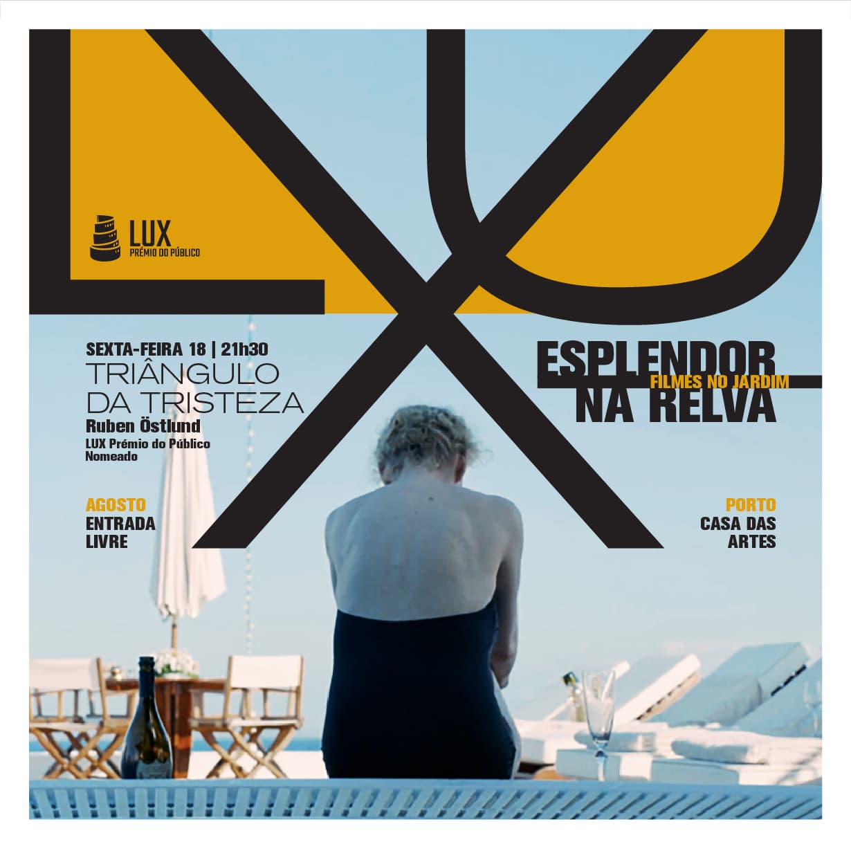 TRIANGULO DA TRISTEZA - Lux Filmes no Jardim