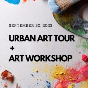 Urban Art Tour + Art Workshop with the Urban Artist Mariana PTKS